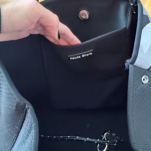 Haute Shore Camouflage Tote Bag with Rainbow Stripe - Picture 7 of 7